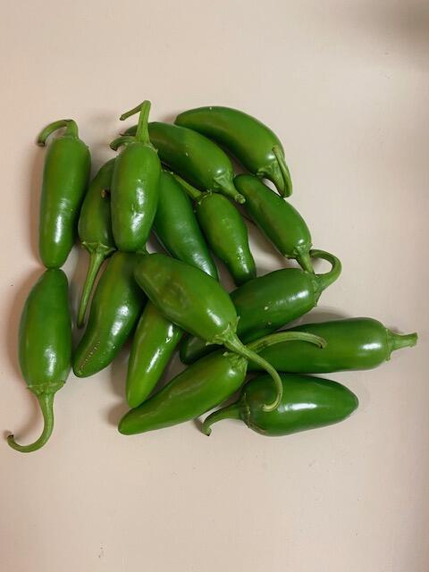 photograph of jalapeno peppers